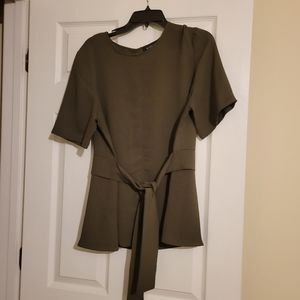 Black Label by Evan-Picone XL green top